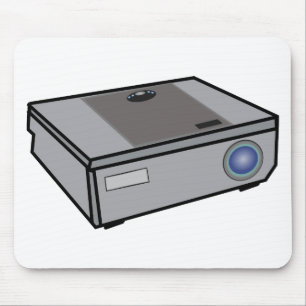 Video projector mouse pad