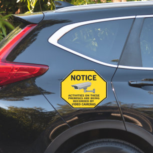 Video Surveillance Notice Sign