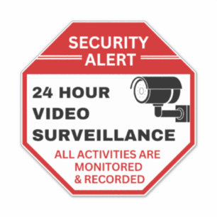 Video Surveillance Signs,Business CCTV Security 