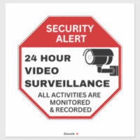 Video Surveillance Signs,Business CCTV Security 