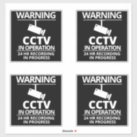 Video Surveillance Signs,warning Sticker