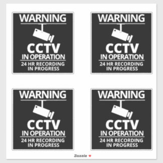 Video Surveillance Signs,warning Sticker