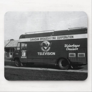 Video Tape Mobile Unit Mouse Pad