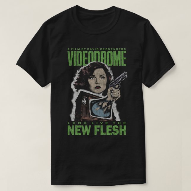 Videodrome DISTRESSED2 T-Shirt (Design Front)