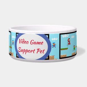 Videogame Ceramic Pet Bowl