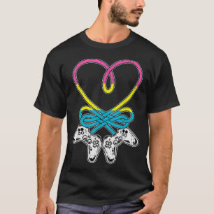 VideoGame Controller Pansexual Pride Gaming LGBTQ T-Shirt