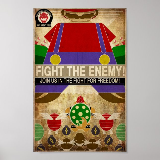 Videogame Propaganda Poster (Front)