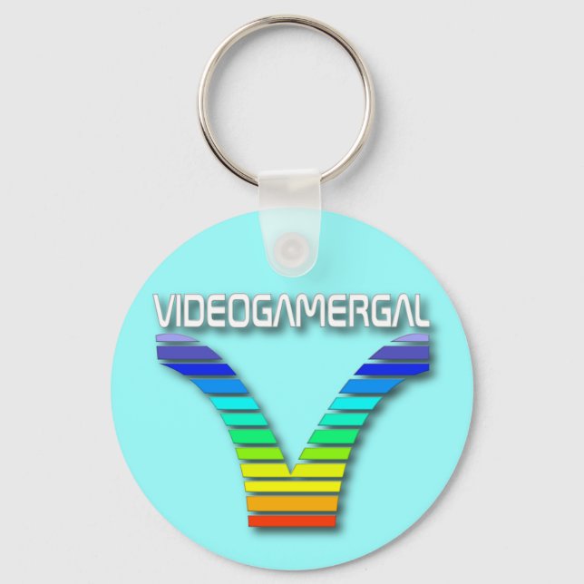 Videogamergal Keychain (Front)