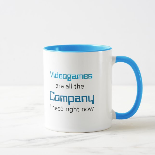 Videogames are Company Mug (Right)