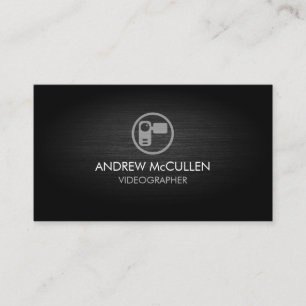 Videographer Video Film Business Card