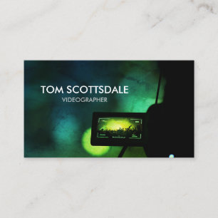 Videographer Video Production  Business Card
