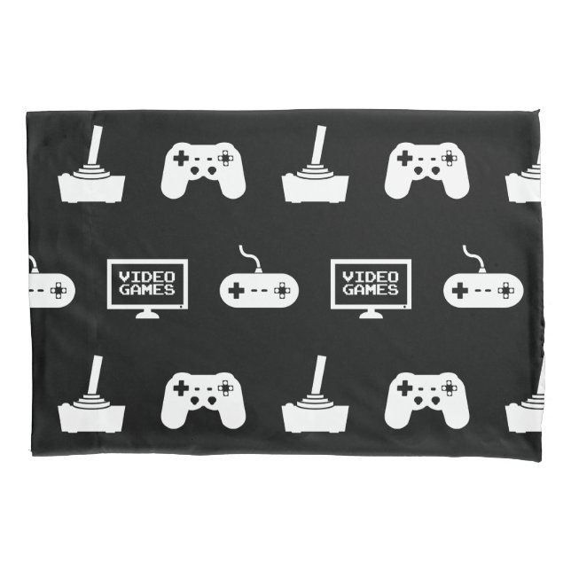 Videos Games Themed Gaming Design Video Game Gamer Pillowcase (Front)