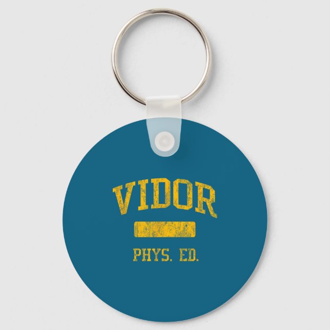 Vidor High School Hs Tx Key Ring (Front)
