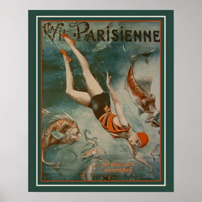 Vie Parisienne 1920s Deco Poster (Front)