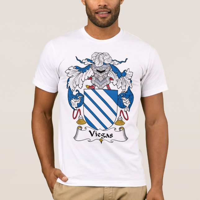 Viegas Family Crest T-Shirt (Front)