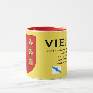 Vieira Family Crest Coffee Mug