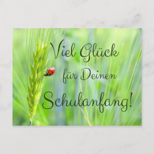 Viel Glück für Deinen Schulanfang! Postcard