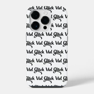 Viel Glück Good Luck German Language iPhone 14 Pro Case