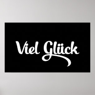 Viel Glück   Good Luck German Language Poster
