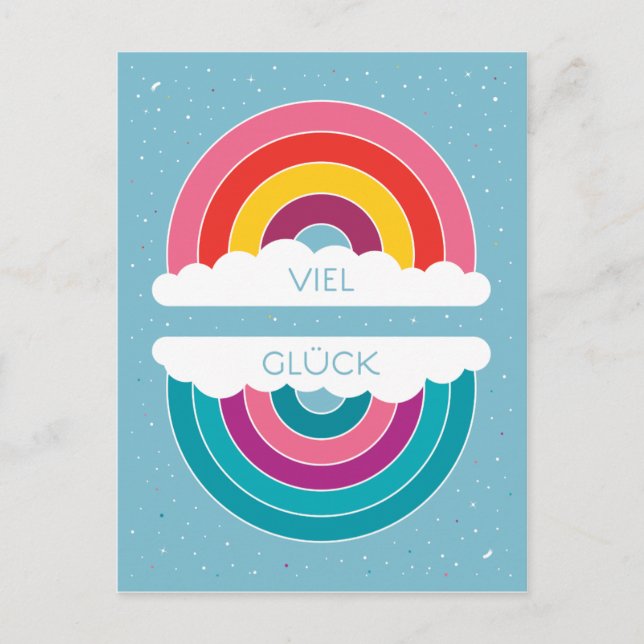 Viel Glück Postcard (Front)