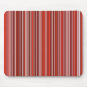 Viele bunte Streifen im roten Muster Mouse Pad
