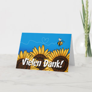 Vielen Dank (German Thank you card) Card