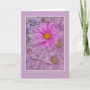 Vielen Dank, German, Thank You, Gerbera Daisies You Card