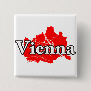 Vienna 15 Cm Square Badge