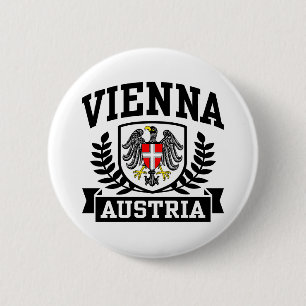 Vienna Austria 6 Cm Round Badge