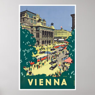 Vienna Austria Art Travel Poster Print Home