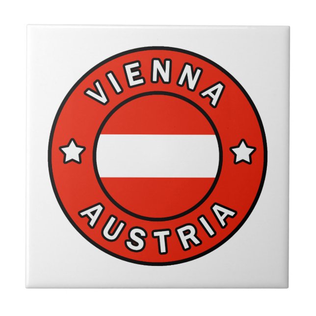 Vienna Austria Ceramic Tile (Front)