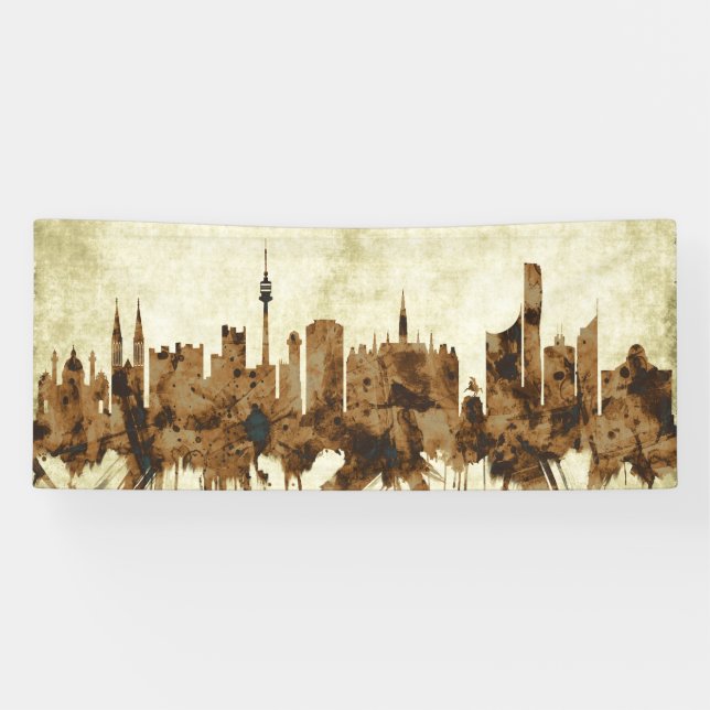 Vienna Austria Cityscape Banner (Horizontal)
