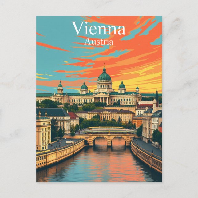Vienna, Austria Europe Travel Postcard (Front)