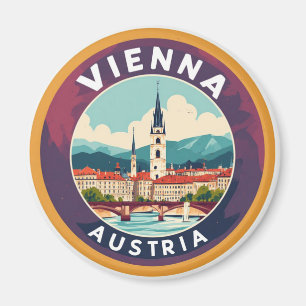 Vienna Austria European Travel Memory Keepsake Magnet