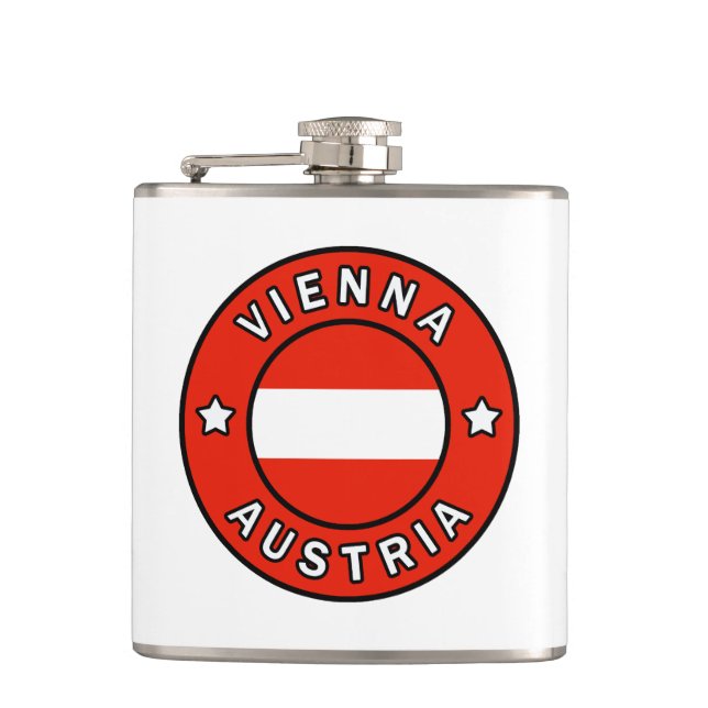 Vienna Austria Hip Flask (Front)