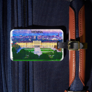 Vienna Austria Historic city view Luggage Tag