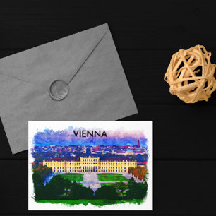 Vienna Austria Historic city view Postcard