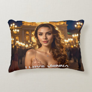 VIENNA - Austria - I LOVE VIENNA Decorative Cushion