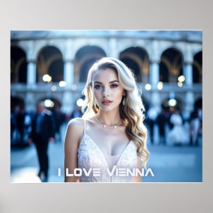 VIENNA - AUSTRIA - I LOVE VIENNA POSTER