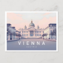 Vienna Austria Pastel Travel Design