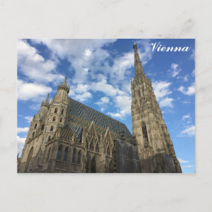 Vienna Austria St. Stephens Cathedral Travel Photo Postcard