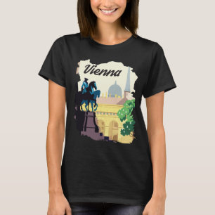 Vienna Austria Statue Cityscape Travel T-Shirt