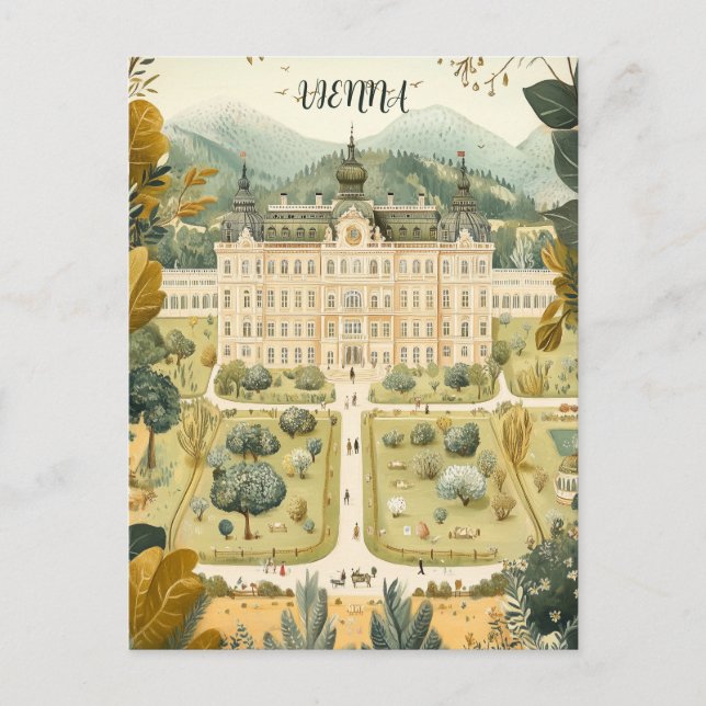Vienna Austria Travel Postcard (Front)