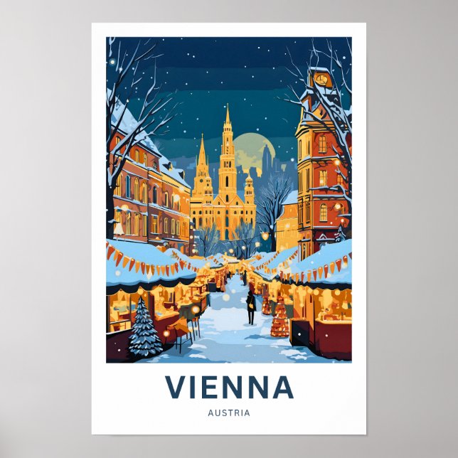 Vienna Austria Travel Print (Front)