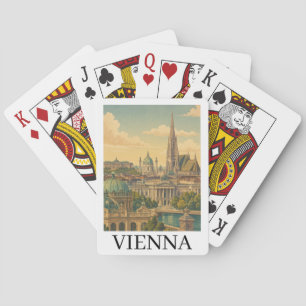 Vienna Austria Vintage Travel Austrian Culture Playing Cards