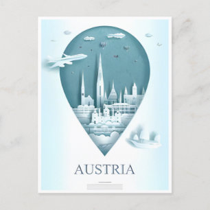 Vienna Austria Vintage Travel tourism souvenir Postcard