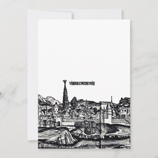 Vienna capital of Austria  Invitation (Front)