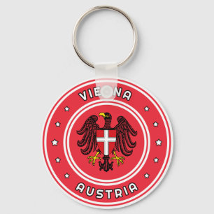 Vienna Coat of Arms, Austria Key Ring