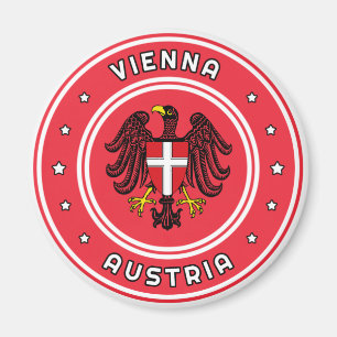 Vienna Coat of Arms, Austria Magnet