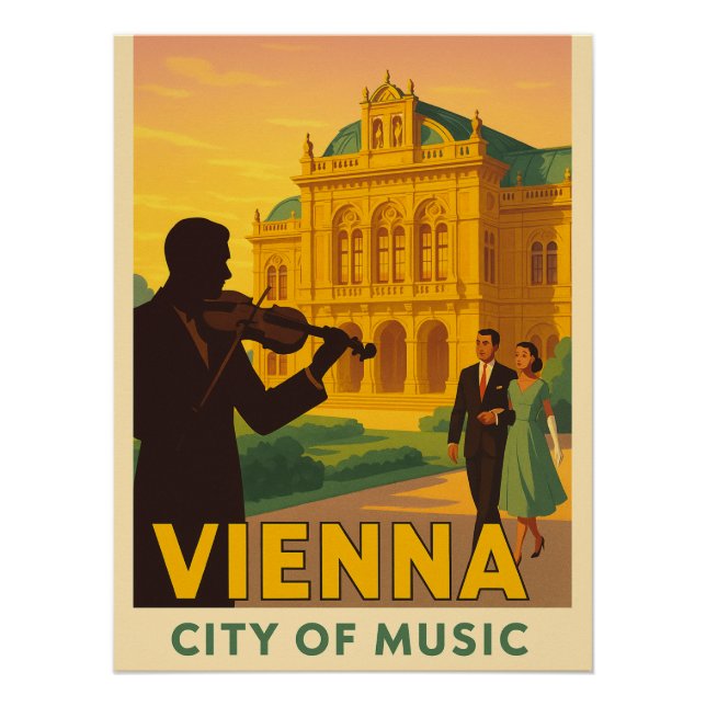 Vienna Elegance – Classical Charm Poster (Front)